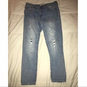 Gap women’s distressed girlfriend jeans